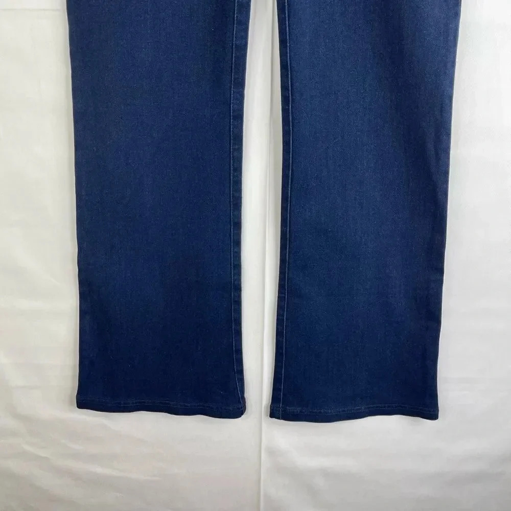 Betabrand Stretch Yoga Denim Pull On Bootcut Jeans - Picture 4 of 12